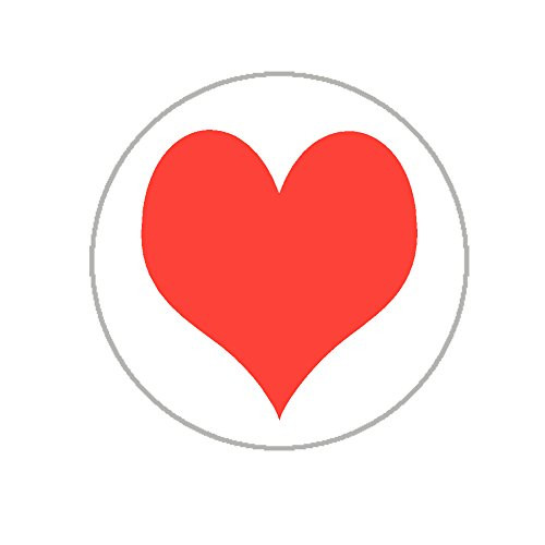 Heart Envelope Seals - 1.2 inch Stickers - 144 Love Stickers