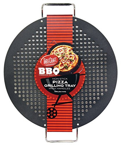 TableCraft BBQP18M BBQ Round Pizza Grilling Tray