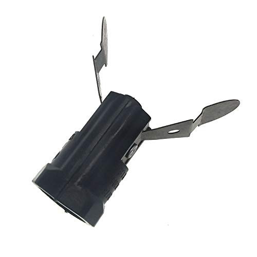 E12 Candelabra Lamp Holder Candelabra Base Phenolic Sockets with Double Spring Clip -Pack of 6-