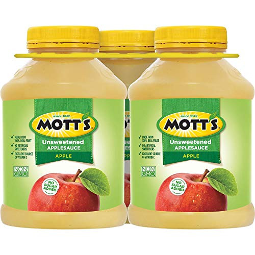 Mott s Unsweetened Applesauce -46 oz. ea. 3 ct.- -pack of 2- Mott s Unsweetened Applesauce -46 oz. ea. 3 ct.- -pack of 2-