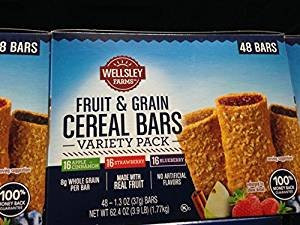 Wellsley Farms fruit  and  grain variety pack 48 ct.