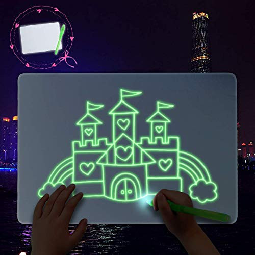 Odizli Magic Drawing Board Toy for Kids  Draw with Light in Dark  Developing Writing Board Education Doodle Toys