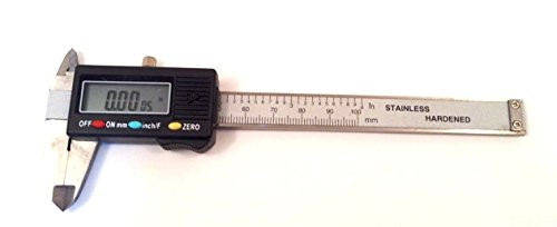 HHIP 4100-3504 Fraction/Inch/Metric Electronic Caliper, 0-4"/0-100 mm Range, 001" 02 mm Accuracy, 0.001" Resolution