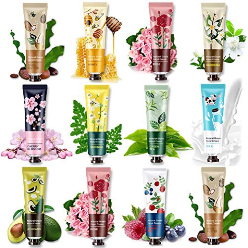 Hand Cream Hand Lotion 12 Pack Travel Size Hand Cream Gifts Set Natural Plant Fragrance For Dry Cracked Aging Working Hands Christmas Gifts for Women Mom Girls Wife Grandma Hand Cream Hand Lotion 12 Pack Travel Size Hand Cream Gifts Set Natural Plant Fragrance For Dry Cracked Aging Working Hands Christmas Gifts for Women Mom Girls Wife Grandma