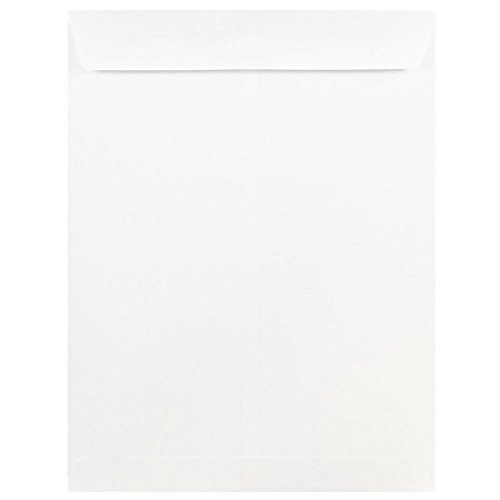 JAM PAPER 9 x 12 Open End Catalog Commercial Envelopes - White - 25 Pack