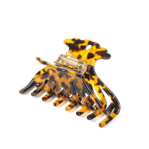 Women Girls Non-slip Acrylic Leopard Print Barrette Large Hairpins Hair Claw Clip Hair Clamps-2-