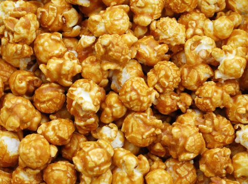 Caramel Coated Popcorn -Sugar Free Caramel Popcorn  8 Oz.-