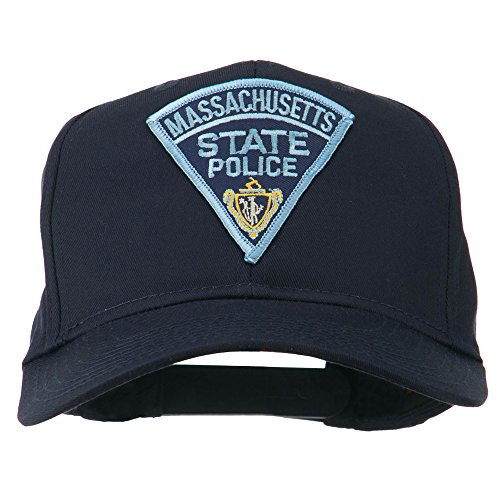 e4Hats.com Massachusetts State Police Patch Cap - Navy OSFM