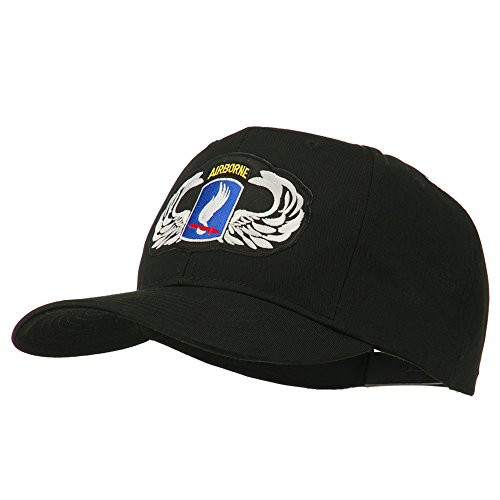 e4Hats.com 173rd Airborne Patch Cap - Black OSFM