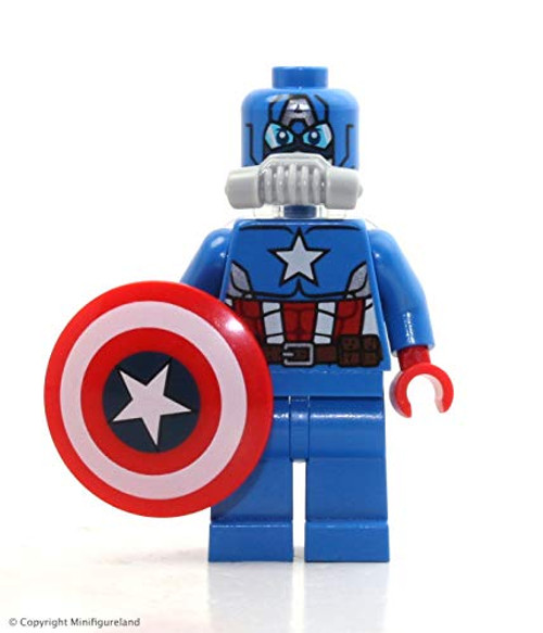 LEGO Super Heroes Avengers Minifigure - Space Captain America -No Pack- 76049 LEGO Super Heroes Avengers Minifigure - Space Captain America -No Pack- 76049