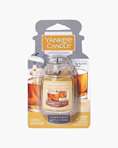Yankee candles co Honeycrisp Apple Cider car jar Ultimate Air Freshener  Festive Scent