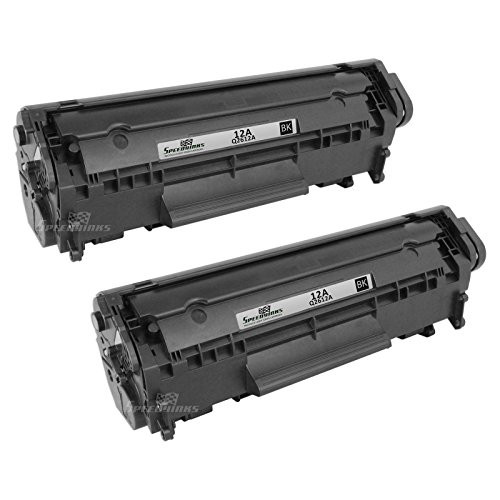 Speedy Inks Compatible Toner Cartridge Replacement for HP 12A Q2612A -Black  2-Pack-
