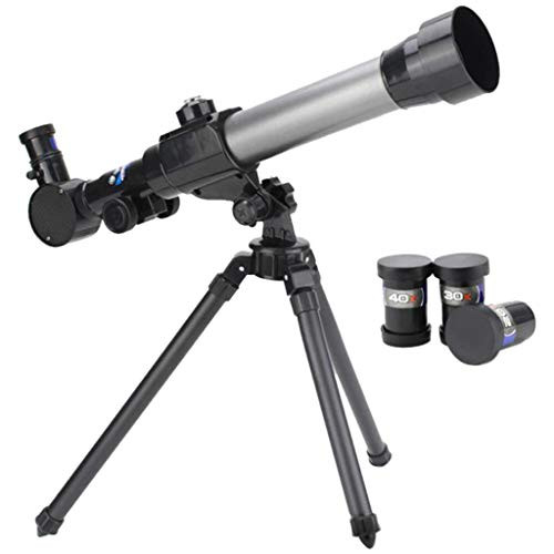 Gallity Astronomical Telescope For Kids Beginner Telescope Portable Travel Telescope with 20X 30X 40X Eyepieces Children Science Astronomy Education Toys Birthday Space Gift