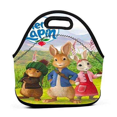 Fejarx Peter Rabbit 2 The Runaway Lunch Bag Tote Handbag Lunchbox Picnic Lunch Bags