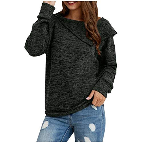 AODONG Sweatshirts for Women Hoodie Pullover Womens Crewneck Long Sleeve Sweatshirt Casual Solid Pullover Lightweight Tops Green