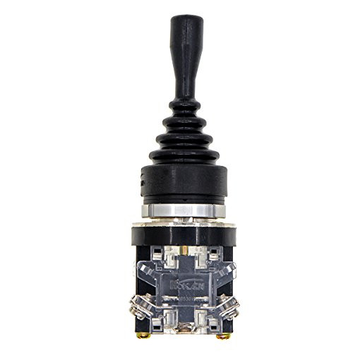 YXQ AC 380V 5A 4NO Momentary Type Monolever Joystick Switch Cross Switch 4 Positions Normal Open Contact Spring Return