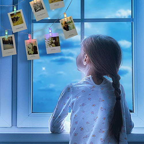 6m 40 LED Photo Clips Fairy String Light Battery Powered Decoration with 50 Clear Clips for Hanging Pictures Perfect Dorm Bedroom Wall Decor Wedding Decorations 3AA Battery Operated 6m 40 LED Photo Clips Fairy String Light Battery Powered Decoration with 50 Clear Clips for Hanging Pictures Perfect Dorm Bedroom Wall Decor Wedding Decorations 3AA Battery Operated