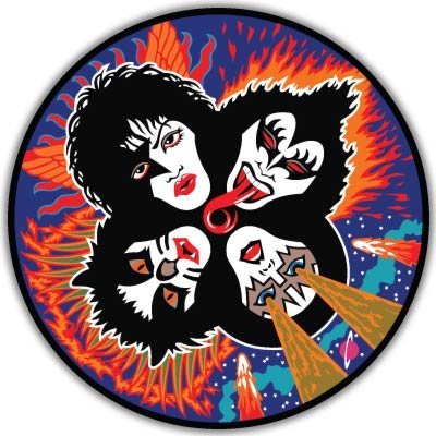 KISS Rock n Roll Over Vynil Car Sticker Decal - Select Size