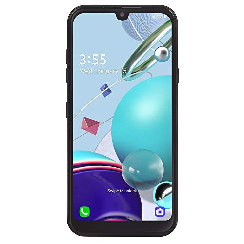 TracFone LG K31 Rebel 4G LTE Prepaid Smartphone -Locked- - Black - 32GB - Sim Card Included - CDMA