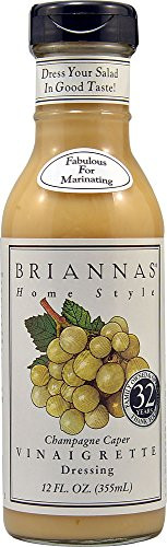 Briannas Home Style Dressing Champagne Caper Vinaigrette -- 12 fl oz