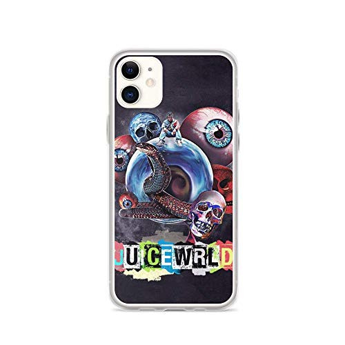 Aouledas Compatible with iPhone 11 Pro Max Case Juice Wrld The Earth Artwork Hiphop Rapper Pure Clear Phone Cases Cover