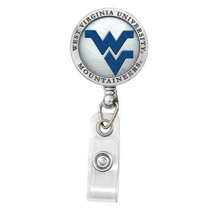 Small Pewter Badge Reel - West Virginia