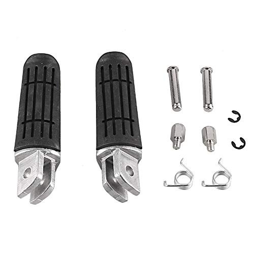 Three T Motorcycle Front Footpeg Foot Pedal Footrests Mount Passenger Foot Pegs Fit for Yamaha YZF R6 R1 1998-2009  FZ6R 2009-2013  FJR1300 2003-2013