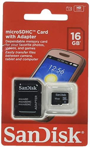 2DV7834 - SanDisk SDSDQM016GB35A 16 GB microSD High Capacity -microSDHC- - 1 Card