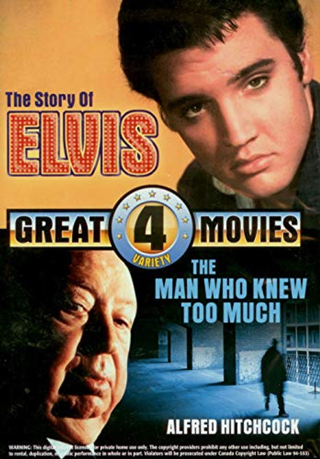 4 Great Variety Movies The Story of Elvis the Man Who Knew Too Much Beyond Obsession Lethal Victims -DVD- 4 Great Variety Movies The Story of Elvis the Man Who Knew Too Much Beyond Obsession Lethal Victims -DVD-