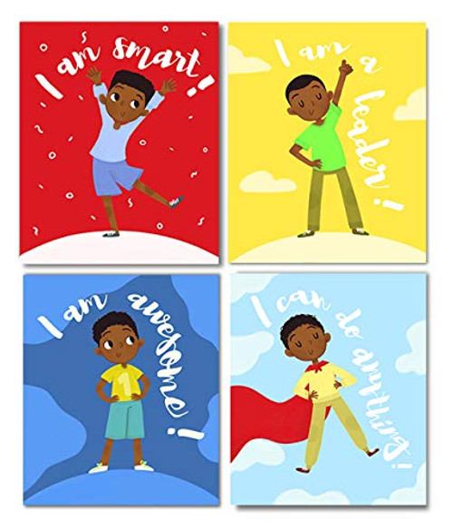 Set of 4 Boys Room Decor Motivational Black Boy Wall Art -Unframed- Kids Room Decor For Boys Posters For Tween Boys Room Boys Wall Decor Boys Room Wall Decor Kids Wall Art Wall Art For Boys Bedroom -8x10- Set of 4 Boys Room Decor Motivational Black Boy Wall Art -Unframed- Kids Room Decor For Boys Posters For Tween Boys Room Boys Wall Decor Boys Room Wall Decor Kids Wall Art Wall Art For Boys Bedroom -8x10-