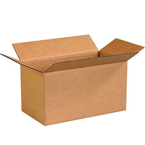 BOX USA B1377 Corrugated Boxes, 13"L x 7"W x 7"H, Kraft (Pack of 25)