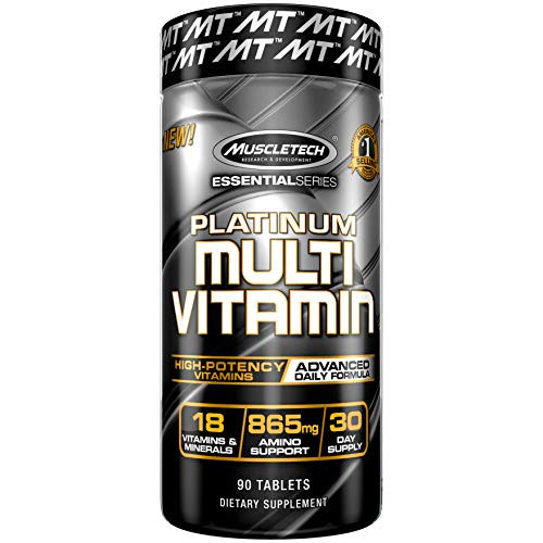 MuscleTech Multivitamin Multi Vitamin for Adults 90 Count MuscleTech Multivitamin Multi Vitamin for Adults 90 Count