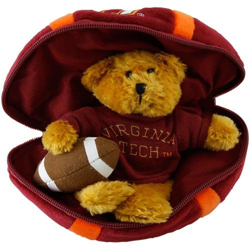 NCAA Virginia Tech Hokies Hidden Plush Bear Football Toy