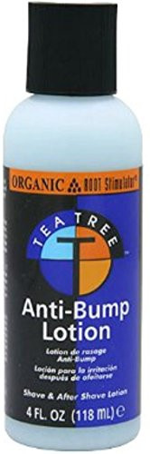 Organic Root Stimulator Tea Tree Oil Anti-Bump Lotion  4 oz -Pack of 3-