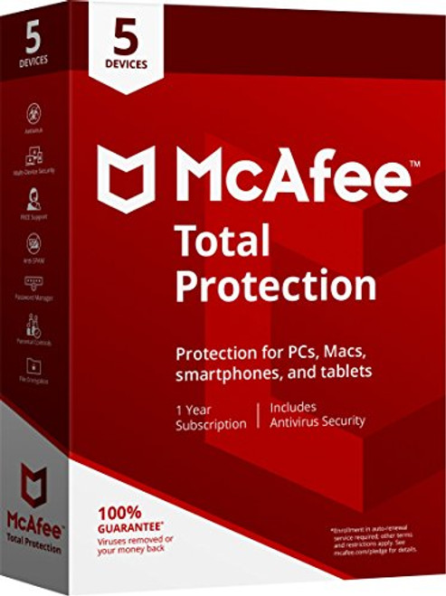 McAfee 2018 Total Protection - 5 Devices [OLD VERSION]
