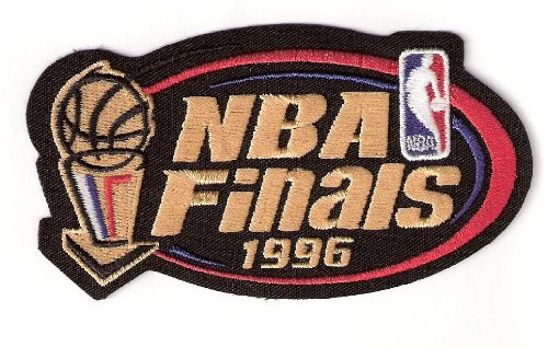 1996 NBA Finals Warm Up Jerseys Patch Chicago Bulls Seattle Super Sonics