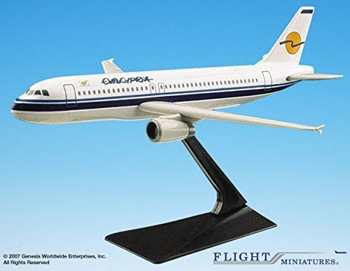 Flight Miniatures Eurocypria Airlines Cyprus Airbus A320-200 1:200 Scale Display Model