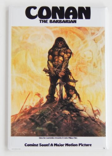 Conan the Barbarian Movie Poster -Advance- Fridge Magnet -2.5 x 3.5 inches-
