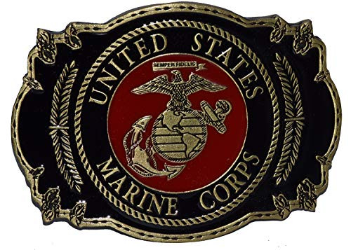 United States Marine Corps Seal Belt Buckle - Made in USA - Veteran Owned Business.