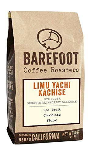 Barefoot Coffee  inchLimu Yachi Kachise Brew inch Light Roasted Organic Whole Bean Coffee - 12 Ounce Bag