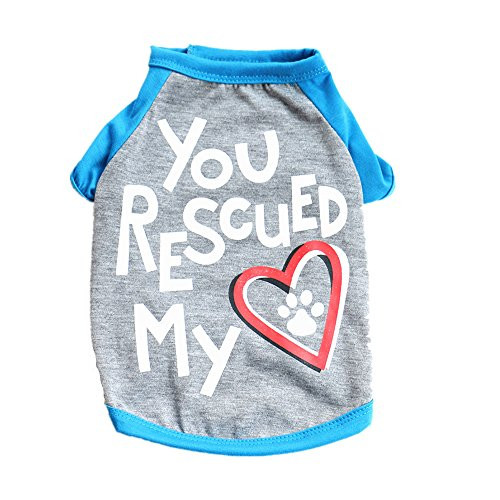 WEUIE Big Puppy Clothes Pet Puppy Summer Footprints Vest Small Dog Cat Pet Clothes T Shirt -L Gray- WEUIE Big Puppy Clothes Pet Puppy Summer Footprints Vest Small Dog Cat Pet Clothes T Shirt -L Gray-