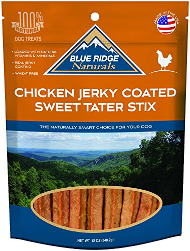 Blue Ridge Naturals Sweet Tater Stix - Chicken Coated -12-Ounces-