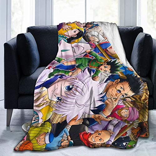 Anime Hunter X Hunter Soft and Comfortable Blankets Ultra-Soft Micro Fleece Blanket for Bed Or Sofa All Season Quality Blankets