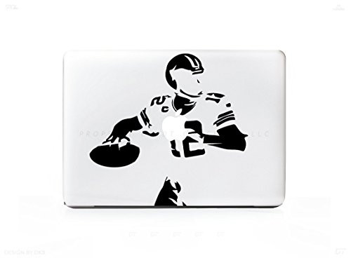 Quarterback Football Throw Sticker Decal For MacBook Pro