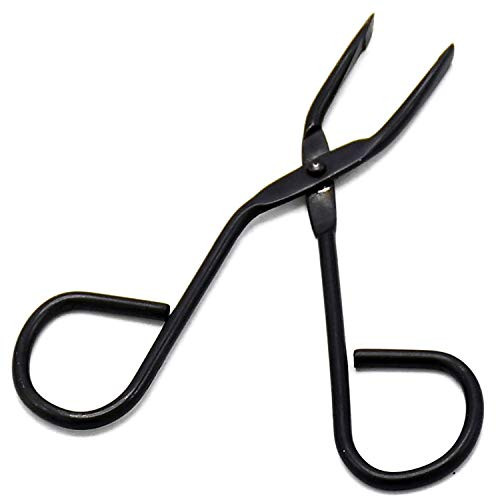 LAJA Imports Eyebrow Tweezer Clip Stainless Steel Scissors Shaped Slant Tip Tweezers Hair Plucker Clip for Hair and Eyebrows Personal Care