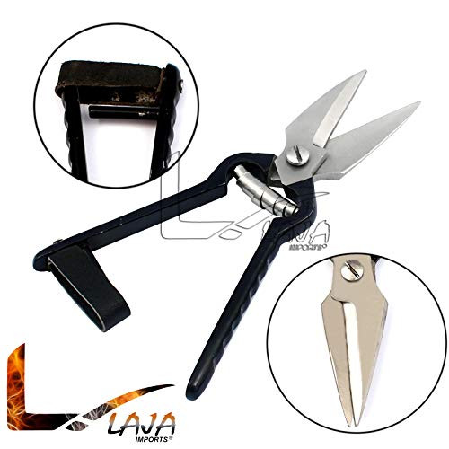 LAJA Imports Sheep Hoof Trimming Shears Foot Rot Hoof Snips Hooves Sheep Goats Black