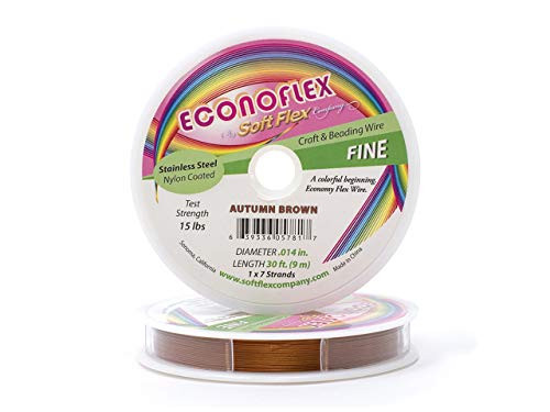 Soft Flex Econoflex Wire 7-Strand Fine -.014- 30ft Pkg-Brown