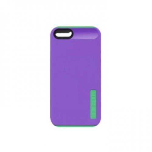 Incipio DualPro Case for iPhone 5S - Retail Packaging - Purple/Green