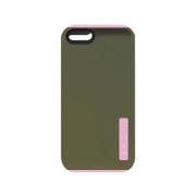 Incipio DualPro Case for iPhone 5S - Retail Packaging - Olive/Pink