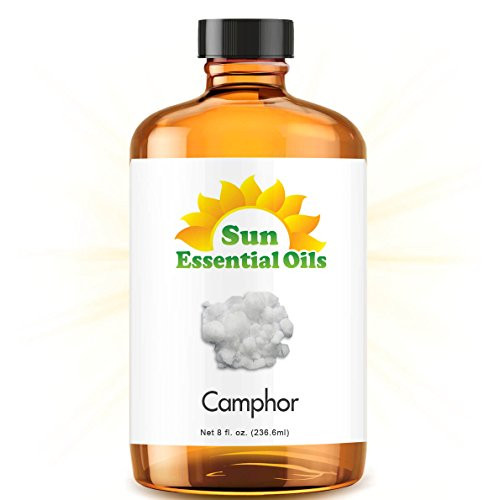 Camphor Essential Oil -Huge 8oz Bottle- Bulk Camphor Oil - 8 Ounce